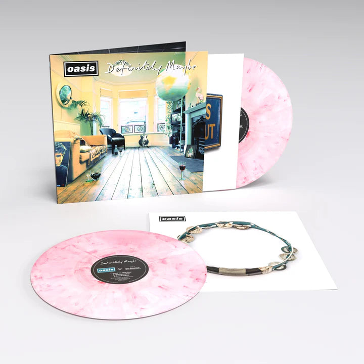 Oasis – Definitely Maybe 2LP (Limited Edition 30th Anniversary Strawberries & Cream Colour Vinyl)