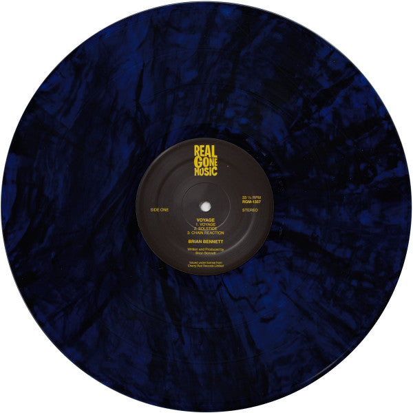 BRIAN BENNETT VOYAGE (A JOURNEY INTO DISCOID FUNK) (LIMITED BLUE WITH BLACK SWIRL VINYL EDITION) - RSD 22 LP