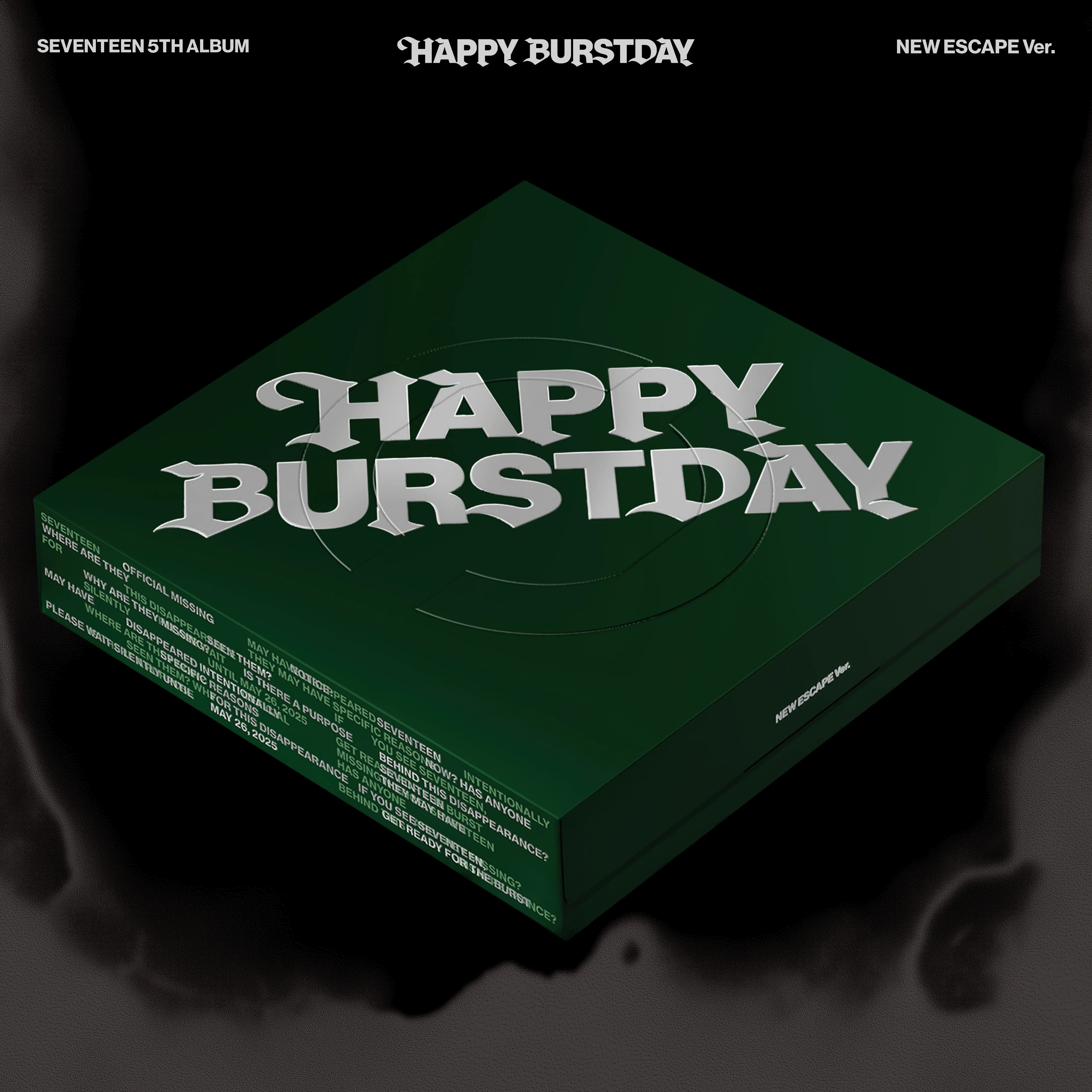 Seventeen - Happy Burstday (New Escape Version) CD Box Set