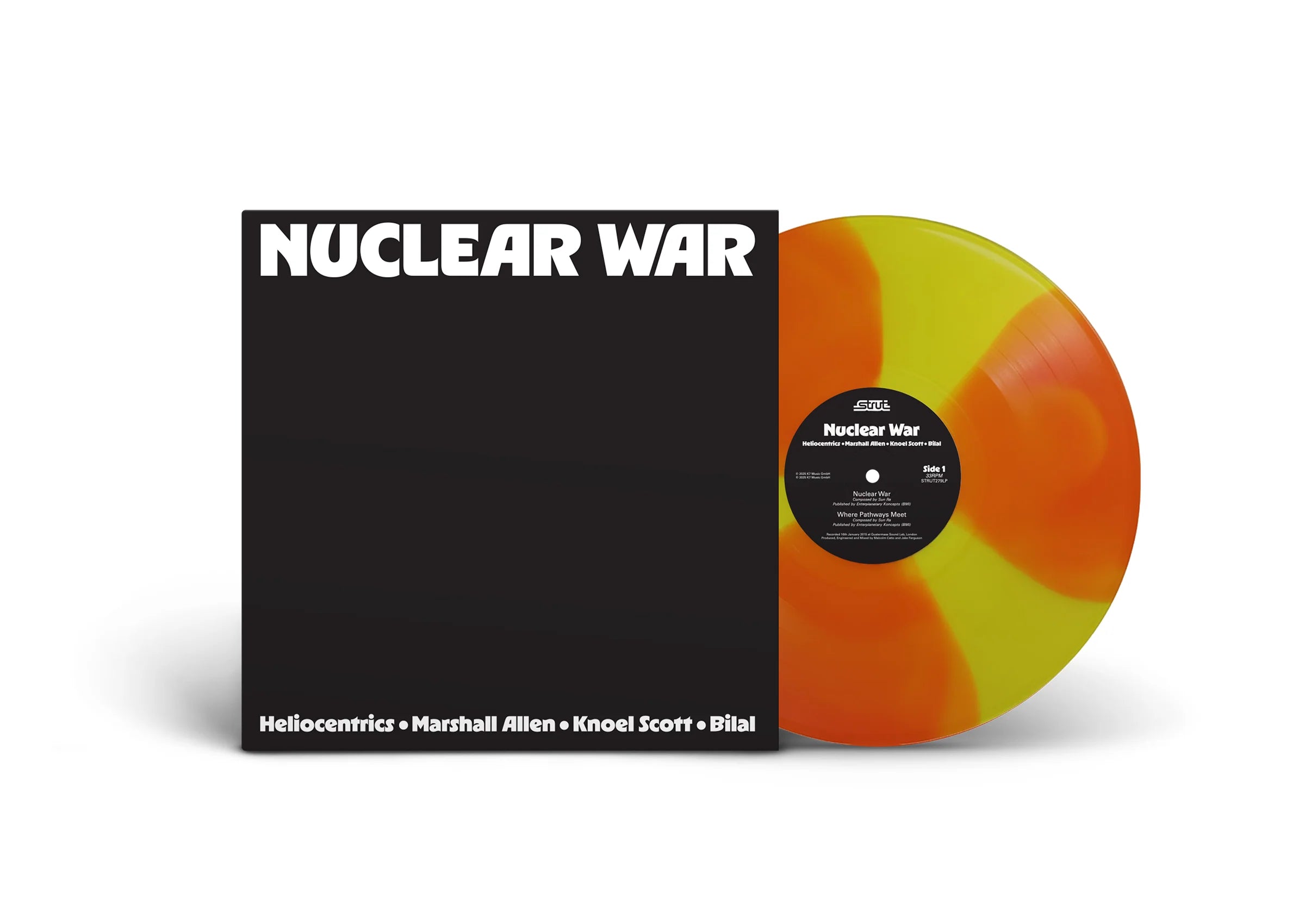 Heliocentrics, Marshall Allen, Knoel Scott & Bilal - Nuclear War LP (LTD Yellow & Vinyl) RSD 2026