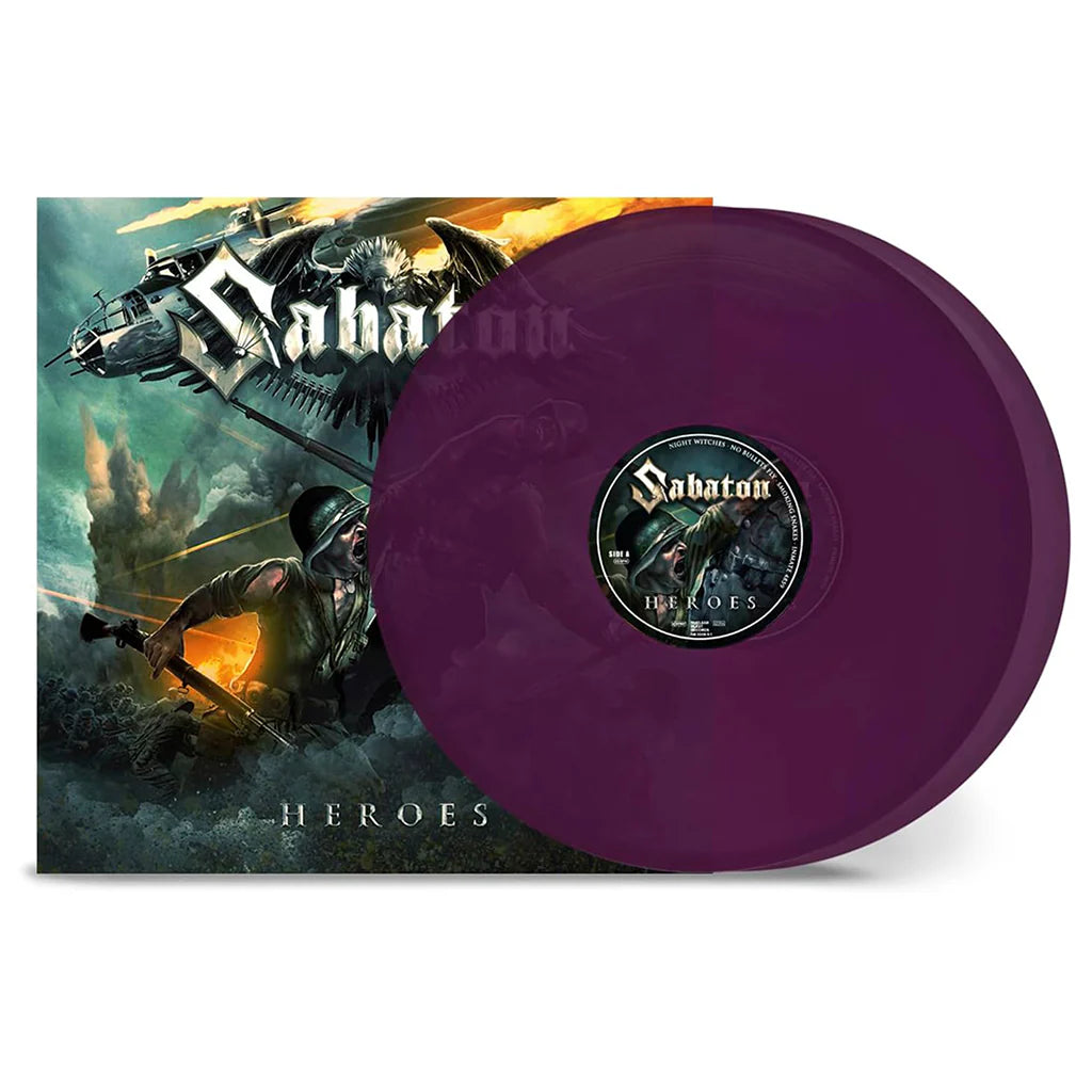 Pre Order (July 5) - Sabaton - Heroes (10 Year Anniversary) - 2LP - Transparent Violet Vinyl