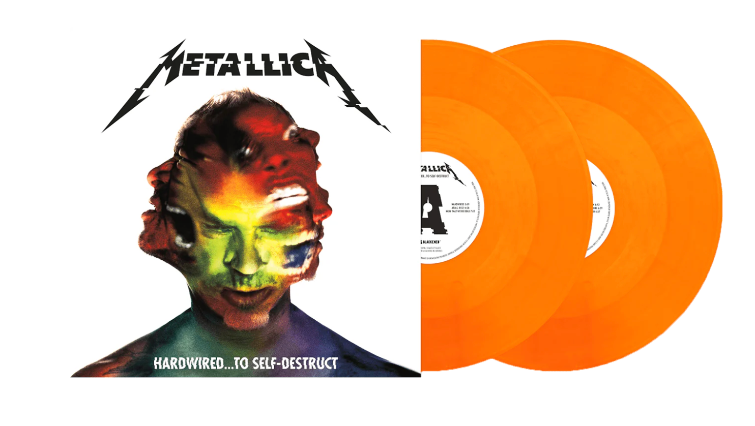 Metallica - Hardwired... To Self Destruct 2LP Ltd Orange Vinyl