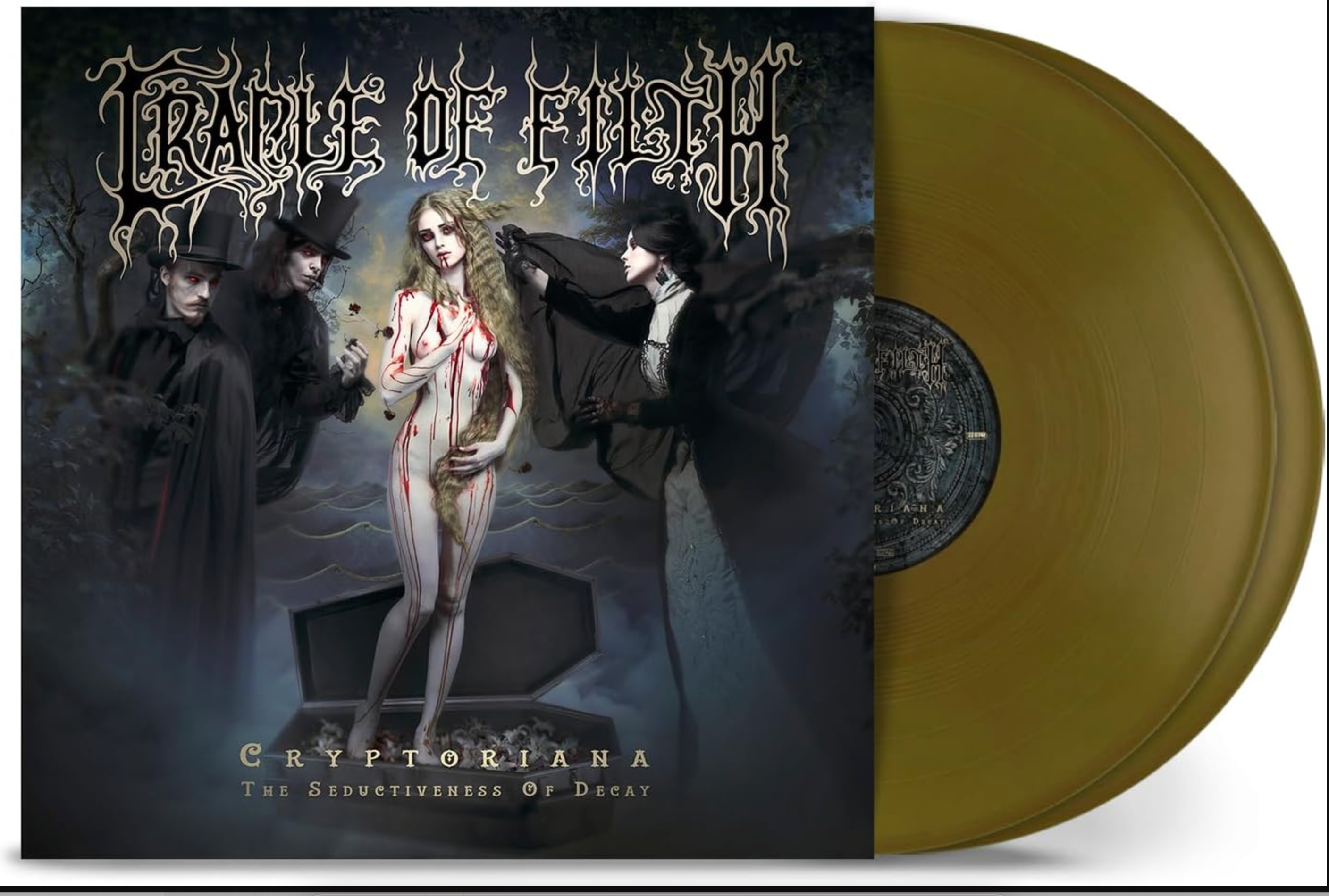 Cradle Of Filth ‎– Cryptoriana LP Gold