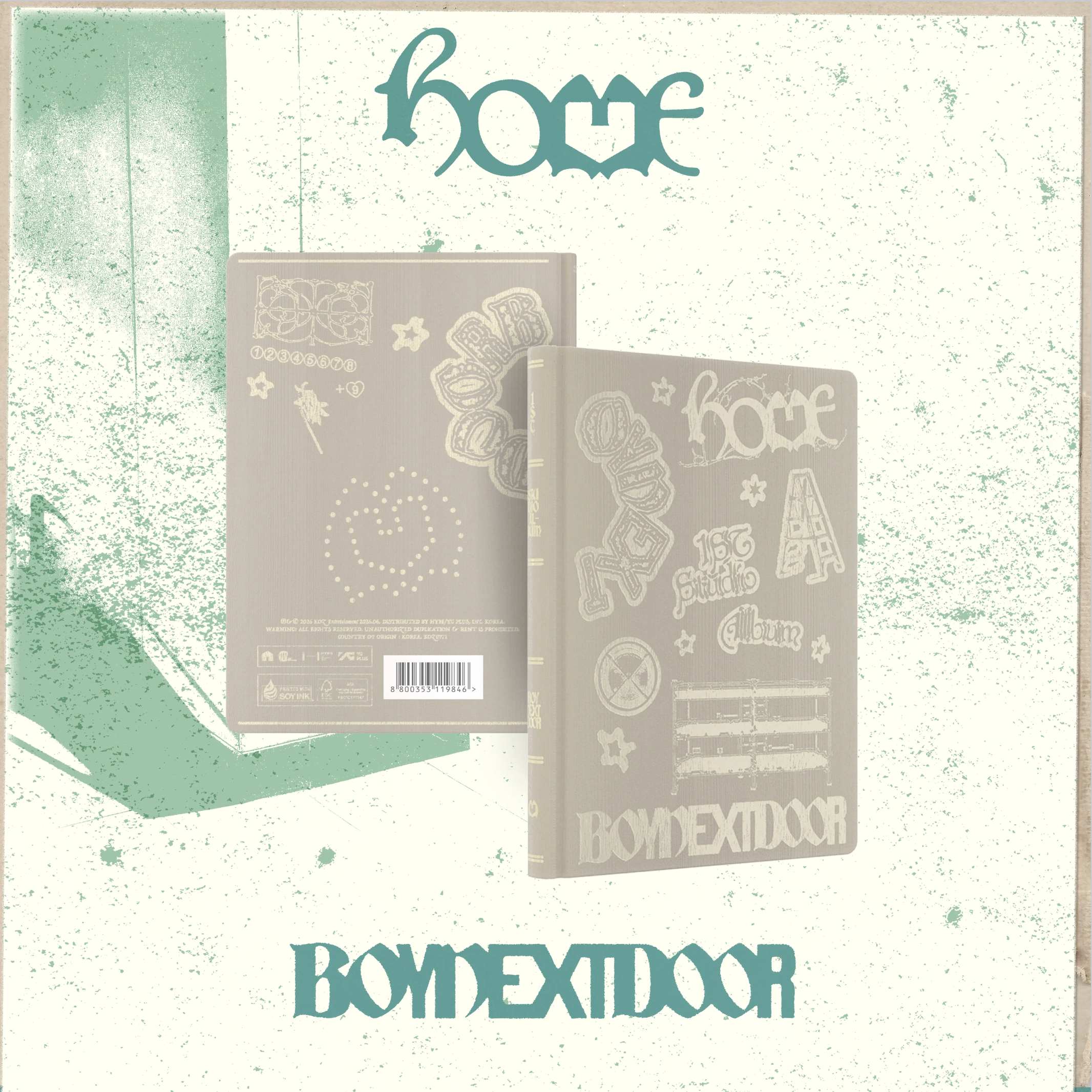 Boynextdoor - 1st Studio Album "Home" CD Book (Bunker Version) (Preorder Out June 12th)