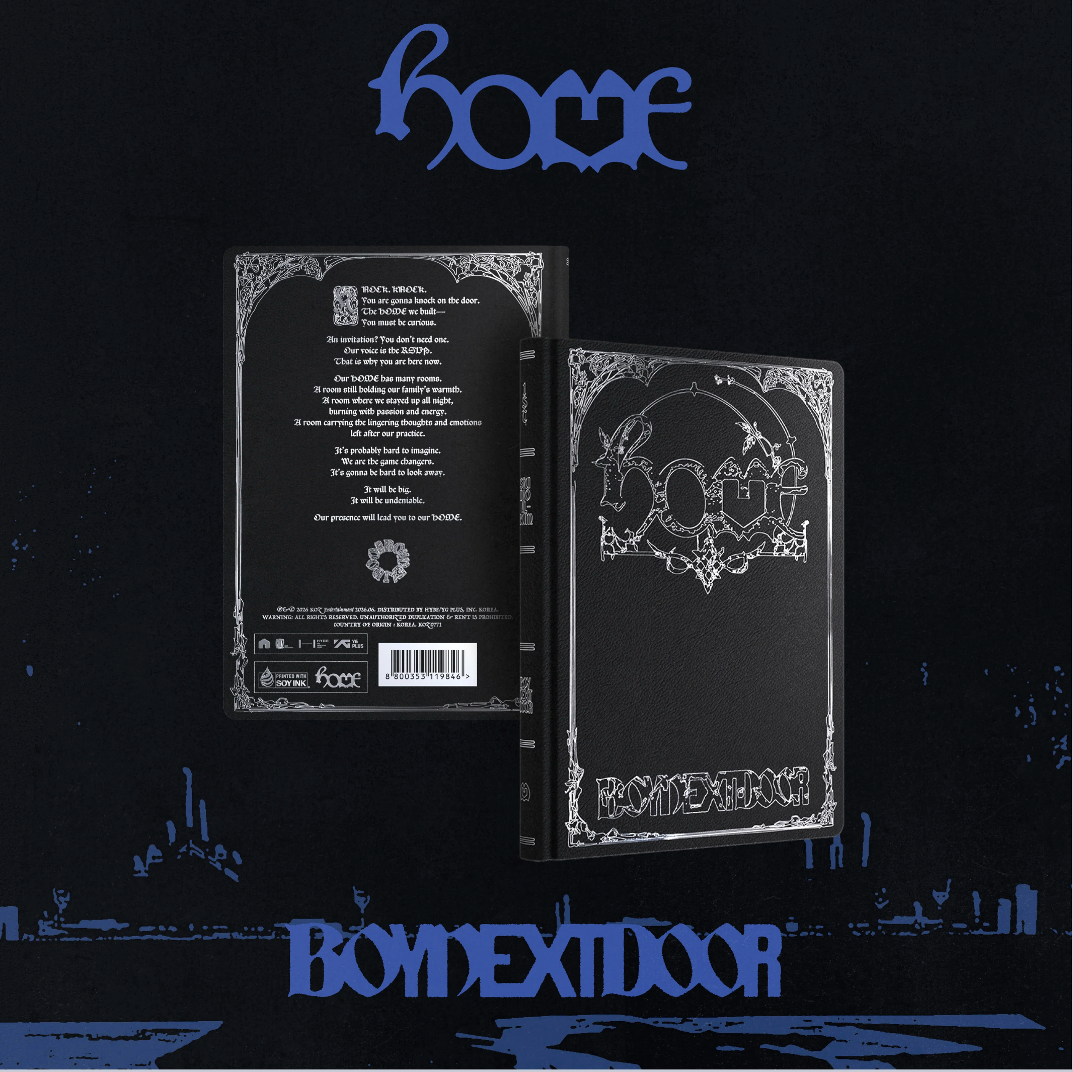 Boynextdoor - 1st Studio Album "Home" CD Book (Navigator Version) (Preorder Out June 12th)