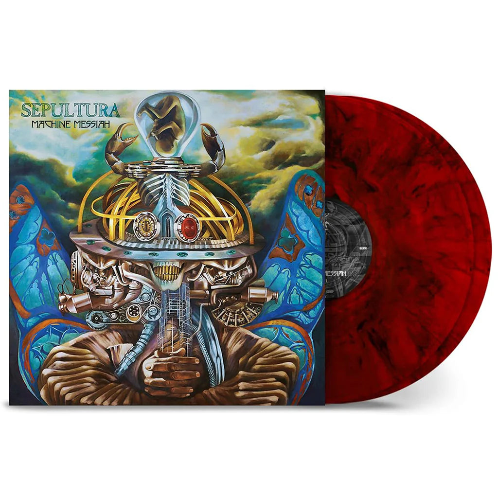 Sepultura - Machine Messiah (Reissue) 2LP (Red & Black Marbled Vinyl)