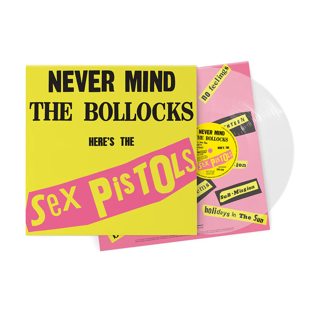 Sex Pistols - Never Mind The Bollocks LP (LTD Crystal Clear Vinyl) [National Album Day]