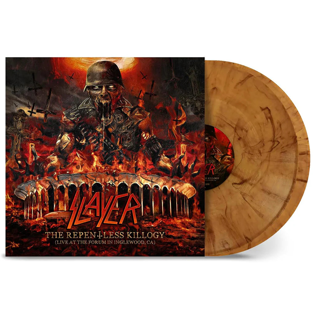 Pre Order (July 5) - Slayer - The Repentless Killogy (Live At The Forum In Inglewood, CA) [Repress] - 2LP - Amber Smoke Vinyl