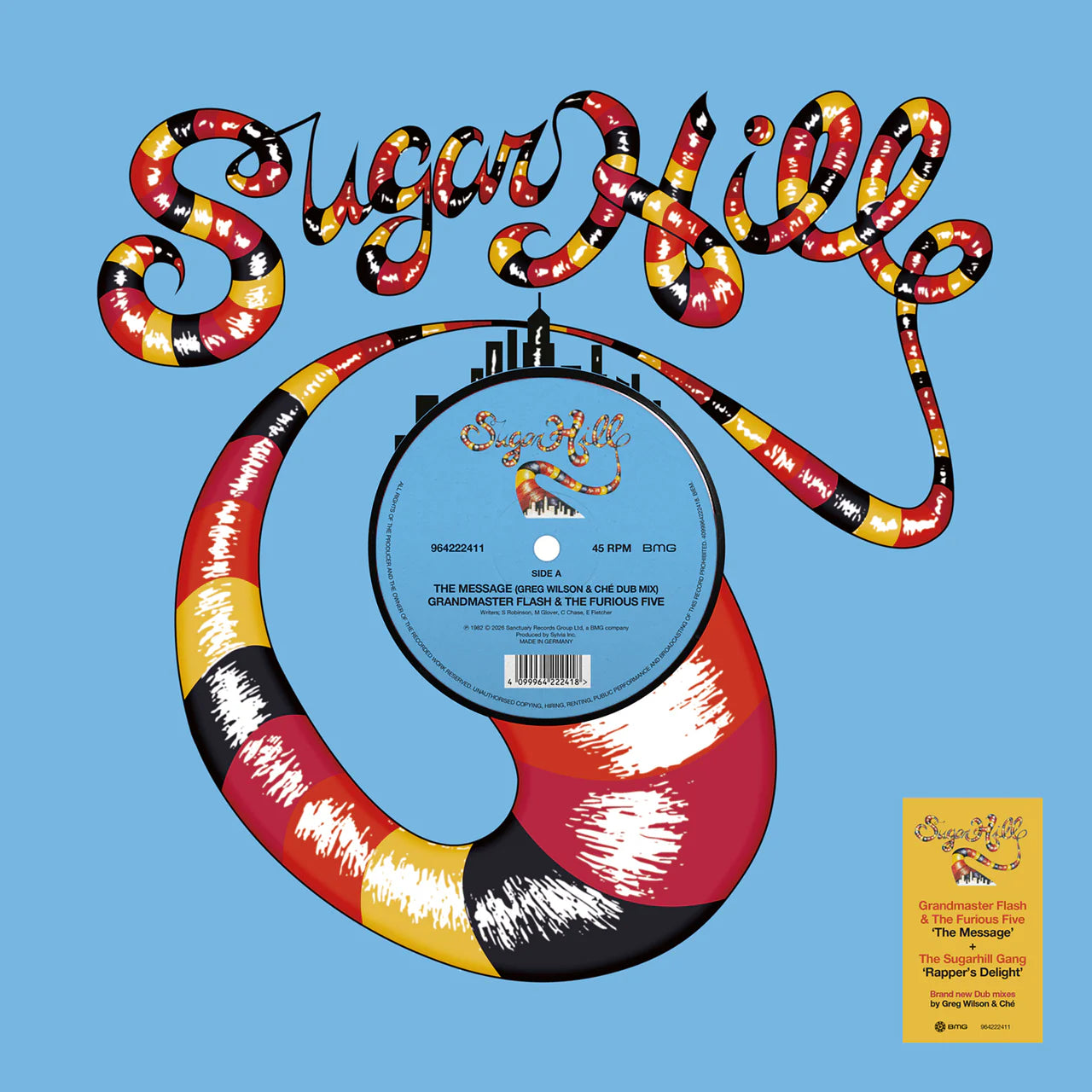 Sugarhill Gang / Grandmaster Flash - Rapper's Delight DUB/The Message DUB 12" (LTD Colour Vinyl) RSD 2026