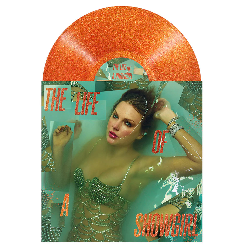Taylor Swift - The Life Of A Showgirl: Sweat And Vanilla Perfume LP (LTD Portofino Orange Glitter Vinyl) (Preorder Out October 3rd)