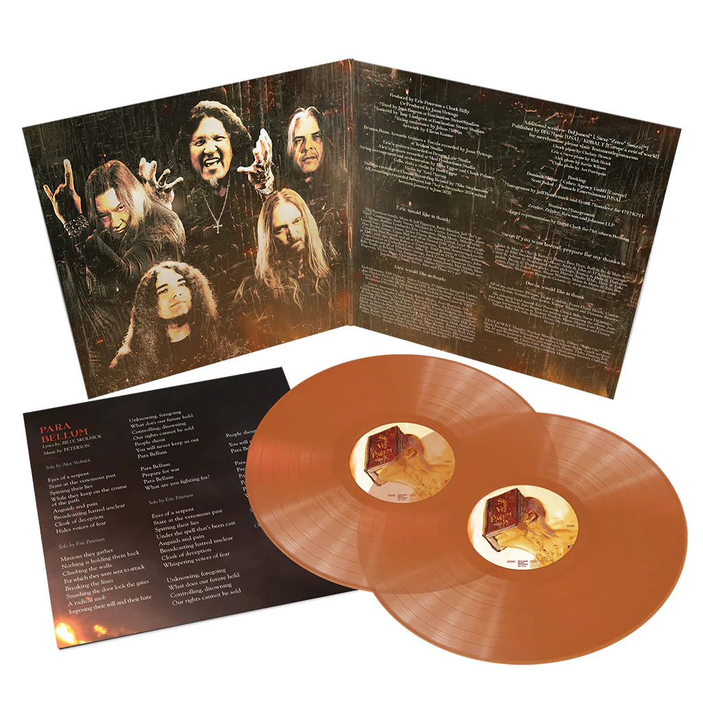 Testament - Para Bellum 2LP (Repress on Transparent Orange Vinyl)