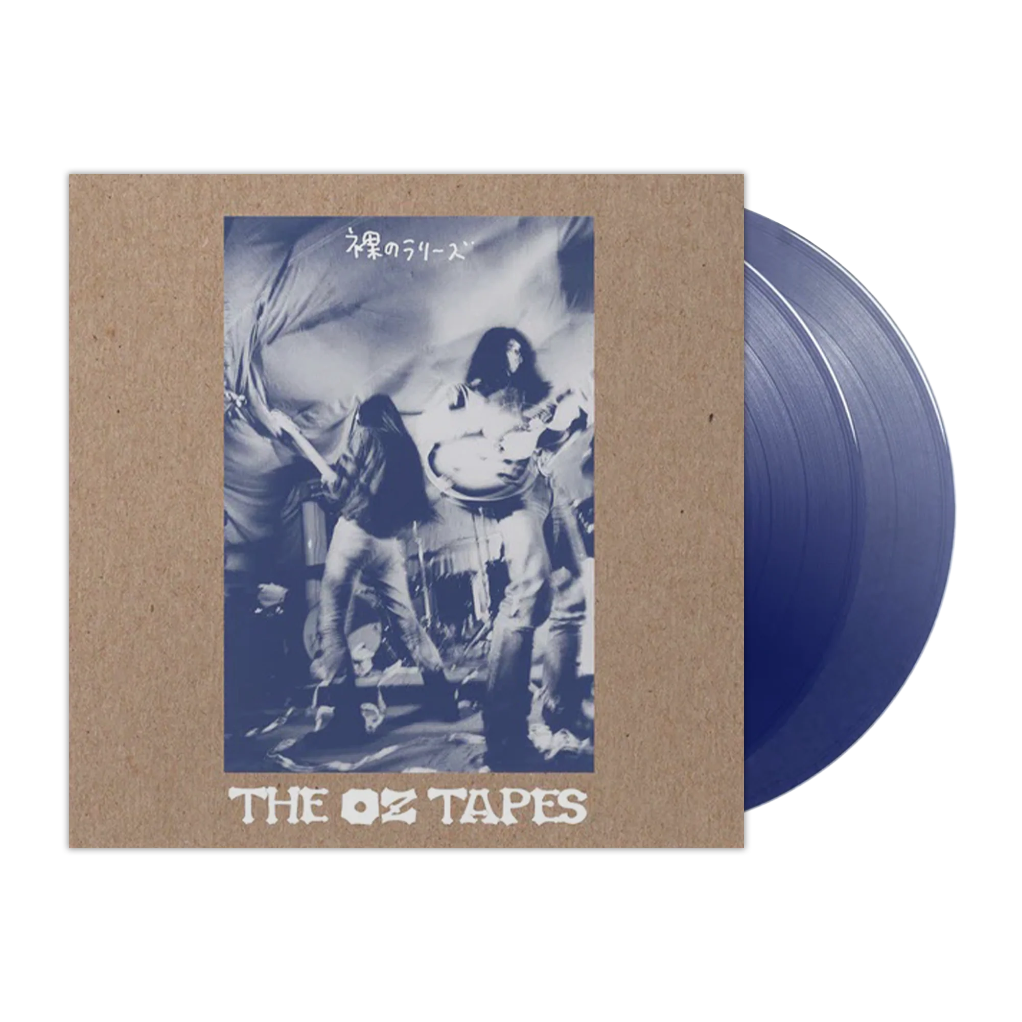 Les Rallizes Denudes – The Oz Tapes 2LP Dark Blue Obi Strip, Almost Transparent White Vinyl