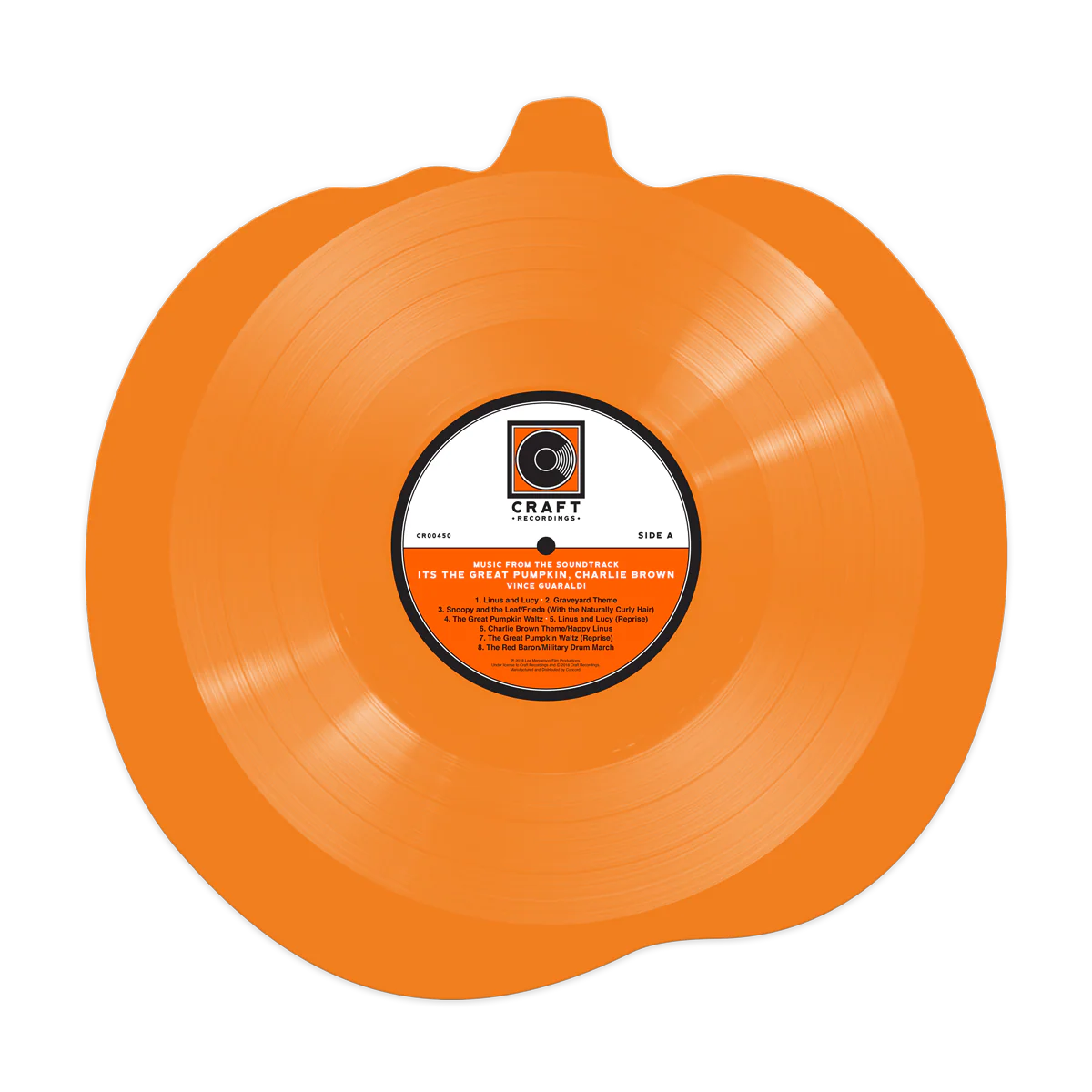 Vince Guaraldi – It's The Great Pumpkin, Charlie Brown OST - LP (Limited Edition Pumpkin Shaped Orange Vinyl)