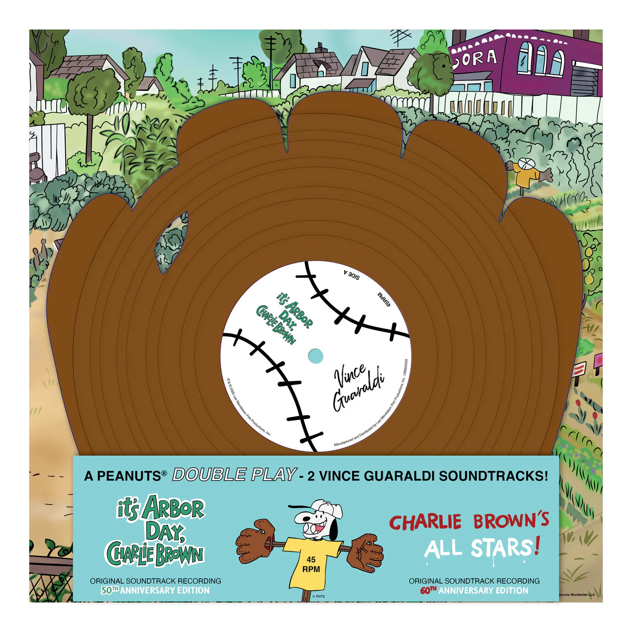 Vince Guaraldi – It’s Arbor Day, Charlie Brown / Charlie Brown’s All Stars! LTD 10" Clear Ball Vinyl + Glove Shaped 7" RSD 2026