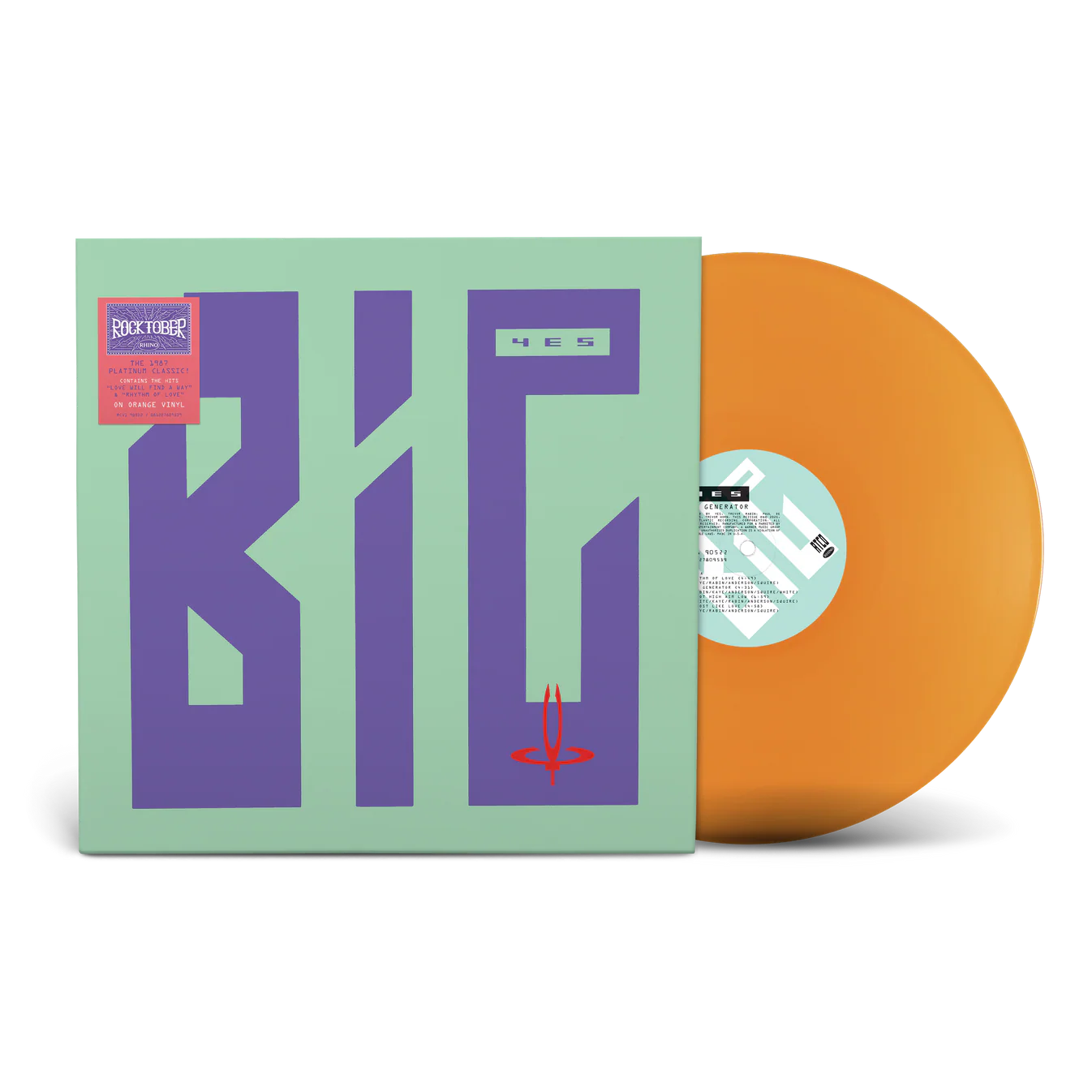 Yes – Big Generator LP (Limited Edition Reissue on Orange Vinyl)