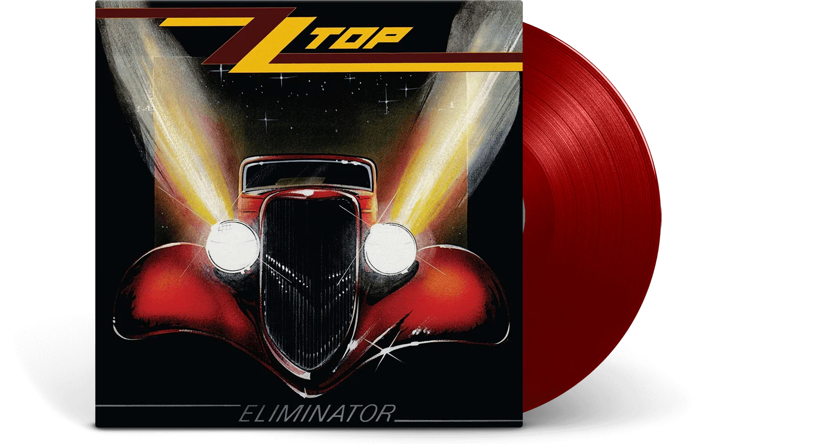 ZZ Top – Eliminator LP (Remastered and Reissued on Red Vinyl)