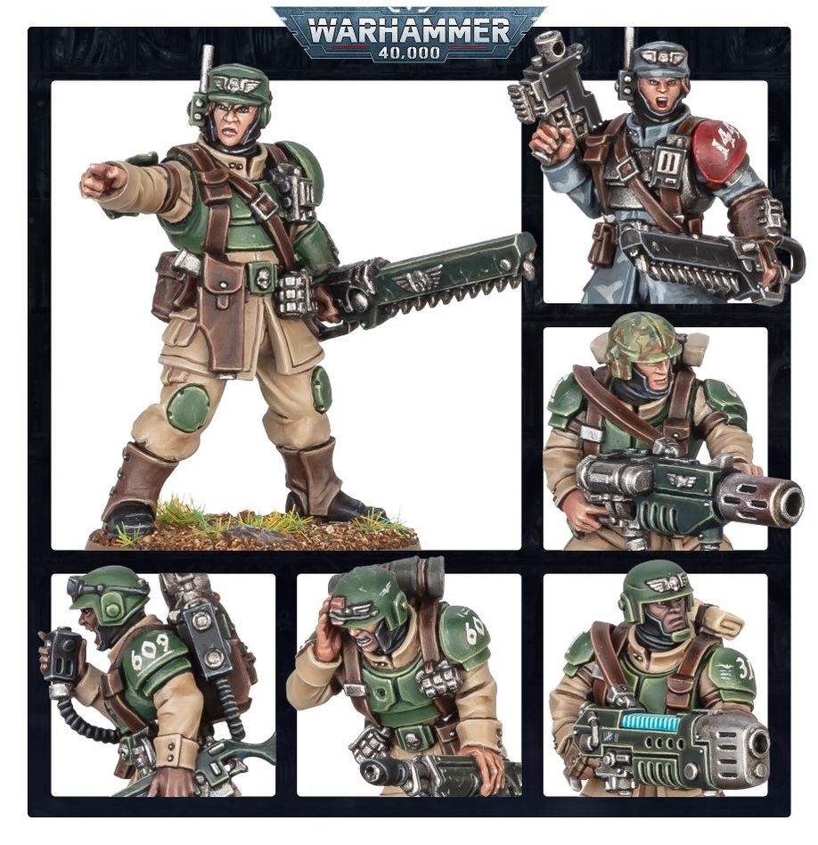 Warhammer 40,000 - Astra Militarum: Cadian Shock Troops