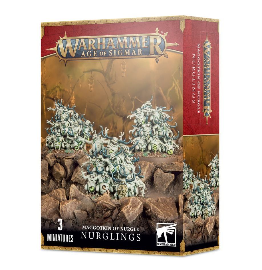 Warhammer Age of Sigmar - Maggotkins of Nurgle: Nurgles