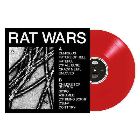 HEALTH – Rat Wars LP LTD Translucent Ruby Red Vinyl