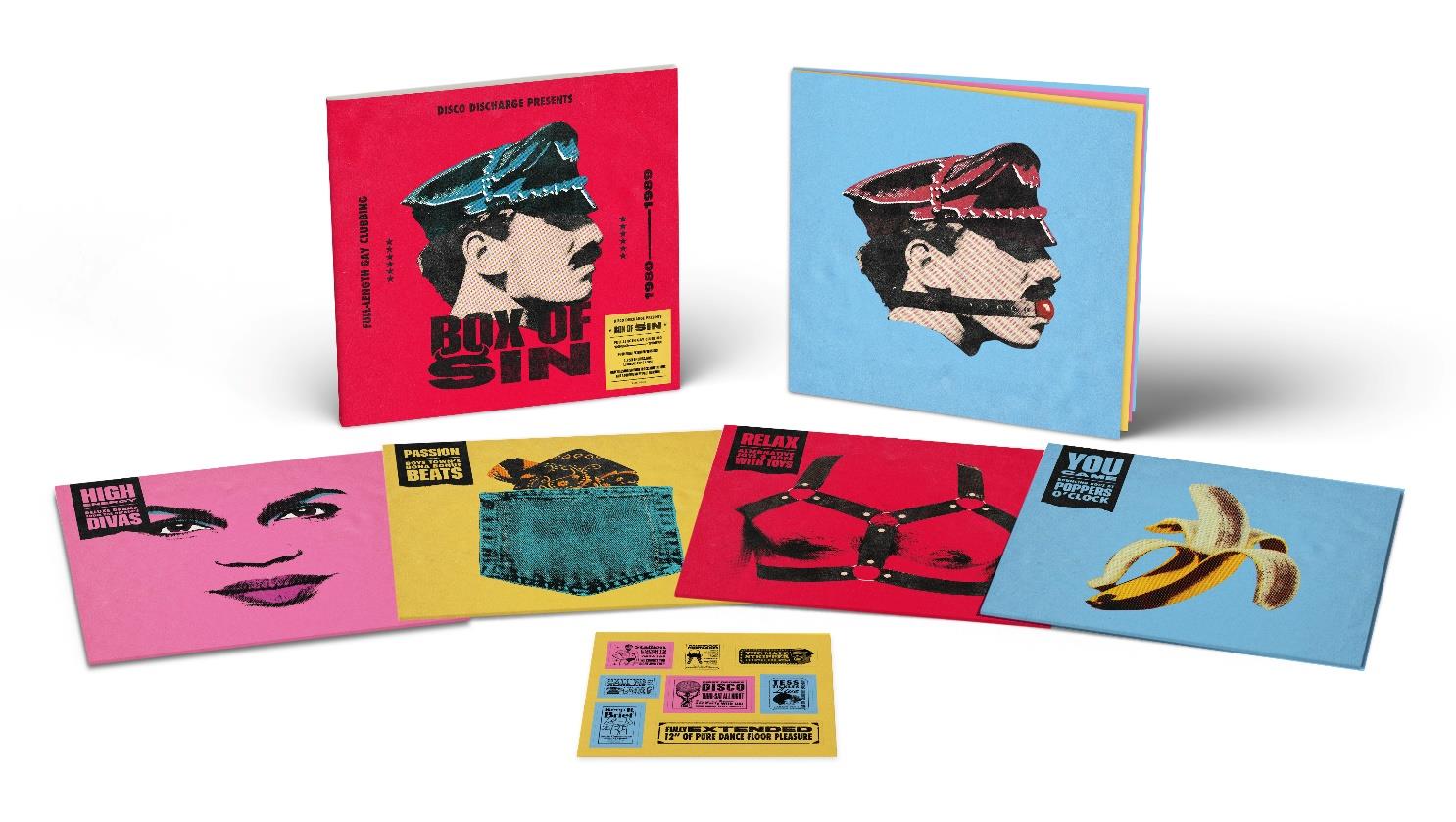Various Artists - Disco Discharge Presents Box Of Sin 4LP Boxset