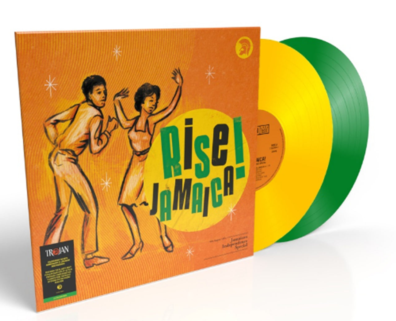 Various – Rise Jamaica! 2LP (Yellow & Green Vinyl)