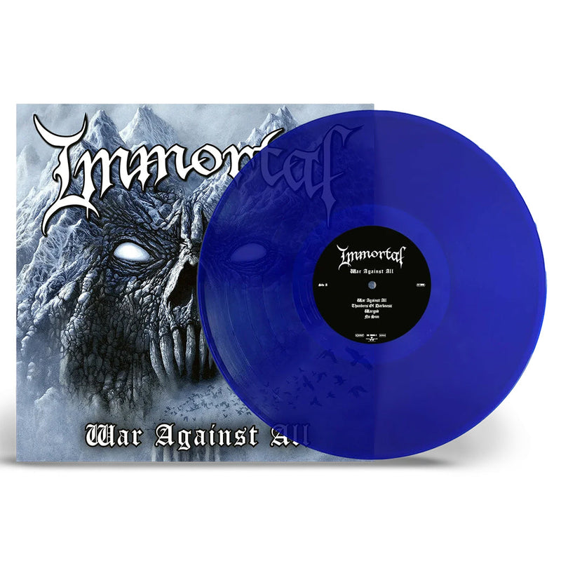 Immortal - War Against All LP LTD to 300 Transparent Blue Vinyl!