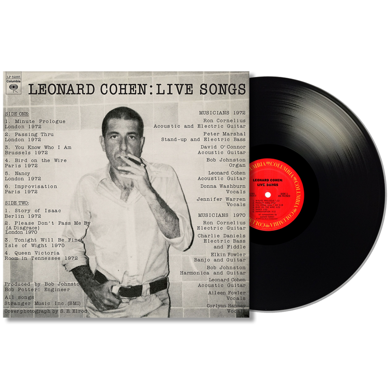 Leonard Cohen – Live Songs LP