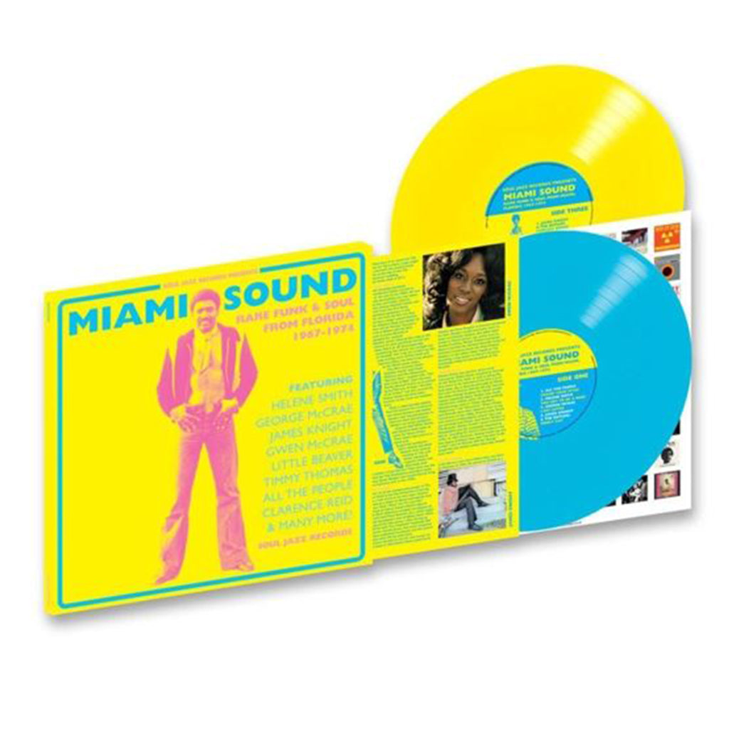 Various Artists – Miami Sound (Rare Funk & Soul From Miami, Florida 1967-1974) 2LP LTD Yellow & Blue Vinyl