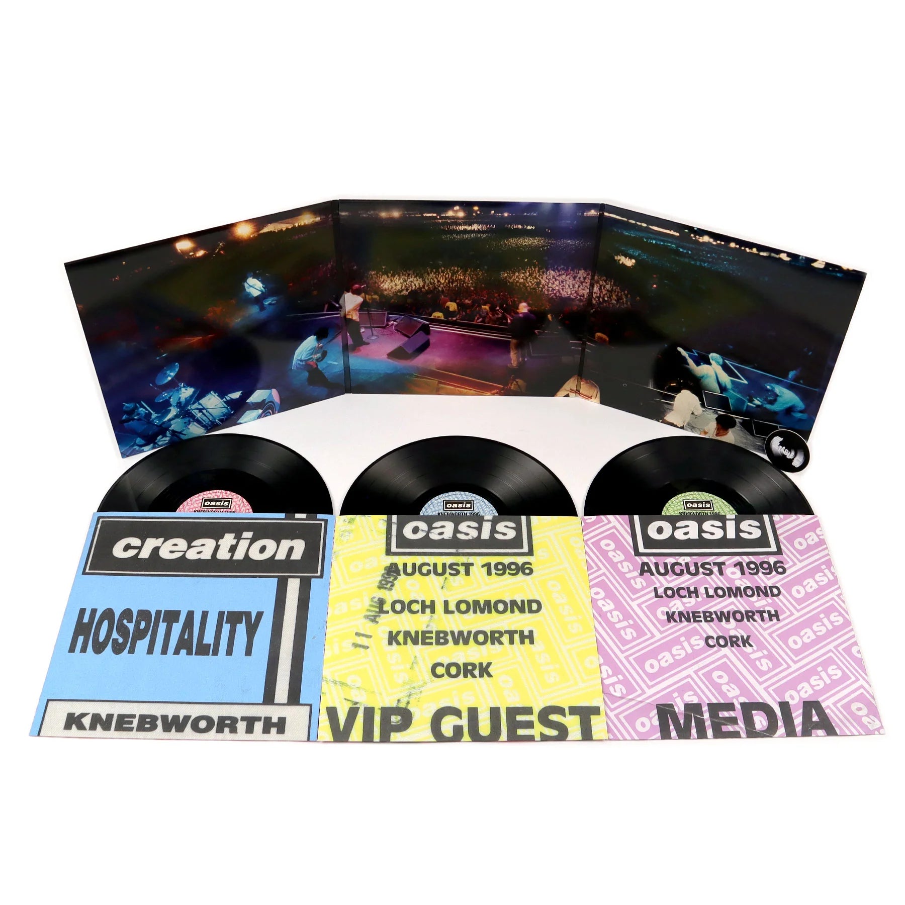Oasis ‎– Knebworth 1996 3LP 180g Vinyl Boxset