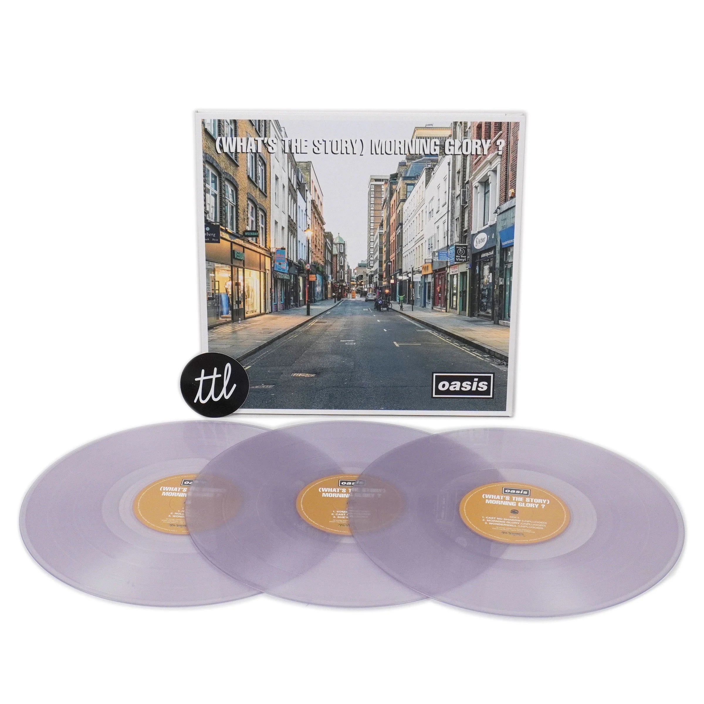 Oasis - What's The Story Morning Glory? 3LP (Limited Deluxe 30th Anniversary Clear Vinyl Edition)