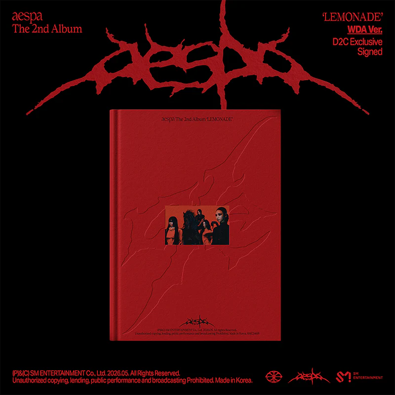 aespa - The 2nd Album 'LEMONADE' (Whole Different Animal Version) CD Book