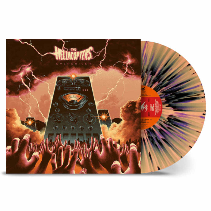 The Hellacopters – Overdriver LP (Apricot with Purple & Black Splatter Vinyl)