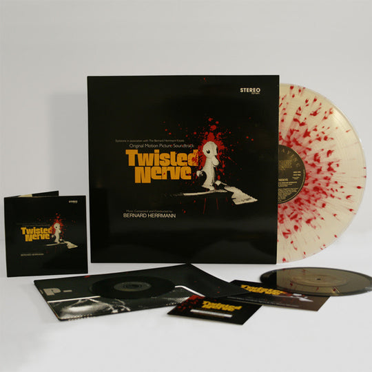 Bernard Herrmann – Twisted Nerve OST 2LP LTD Super Deluxe Blood Splattered Vinyl w/ Signed Certificate!