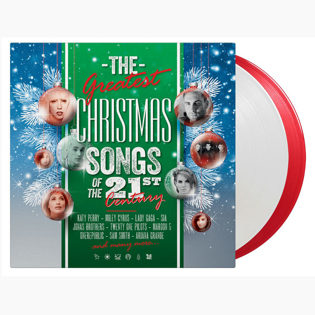 Various Artists – The Greatest Christmas Songs Of The 21st Century 2LP LTD White & Red Vinyl