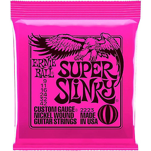 Ernie Ball Super Slinky Nickel Electric Strings (9-42)