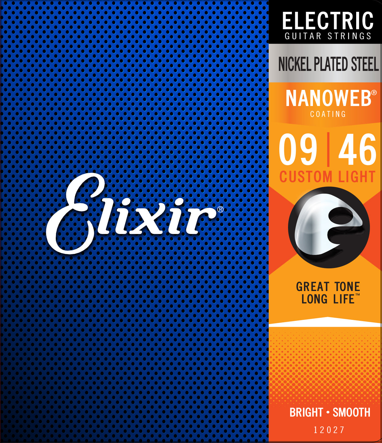 Elixir Custom Light Nano Electric Strings (9-46)