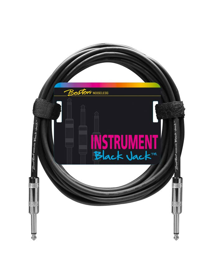 Boston Pro Instrument Cable Black 6m
