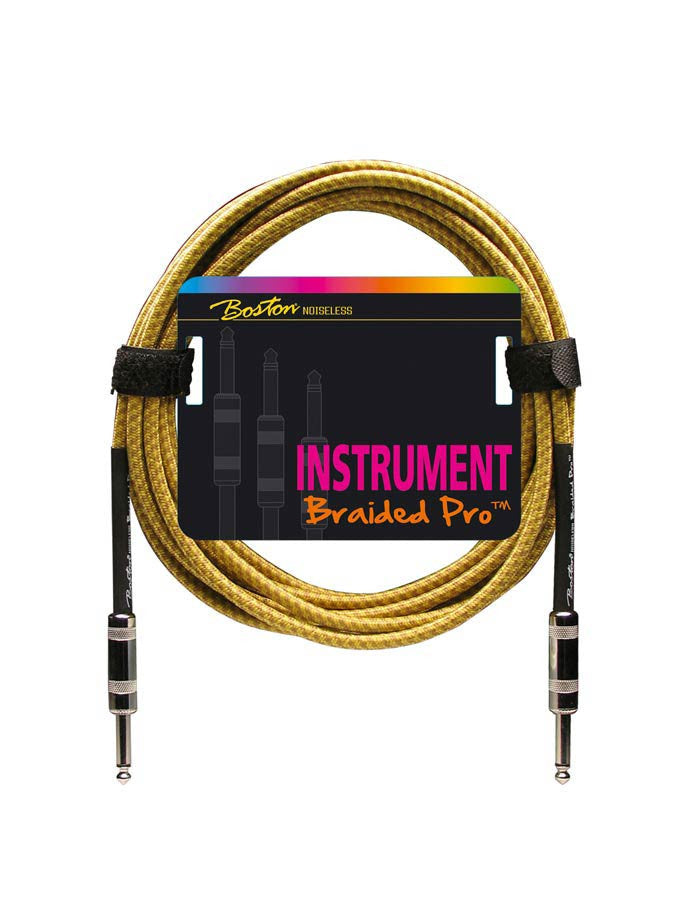 Boston Pro Instrument Cable Tweed Braid 6m