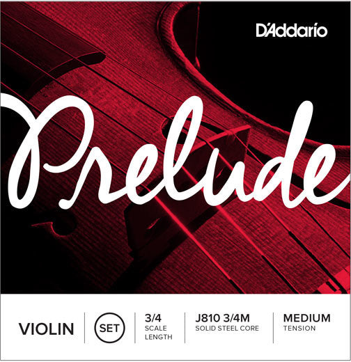 D'Addario Prelude 3/4 Size Violin Strings Set