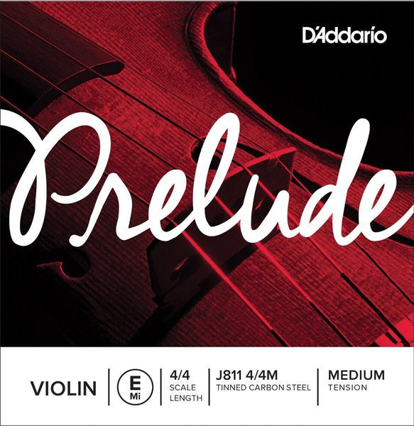D'Addario Prelude 4/4 Size End Violin E String