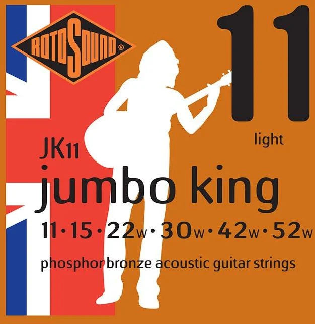 Rotosound Jumbo King Acoustic Light Strings (11-52)