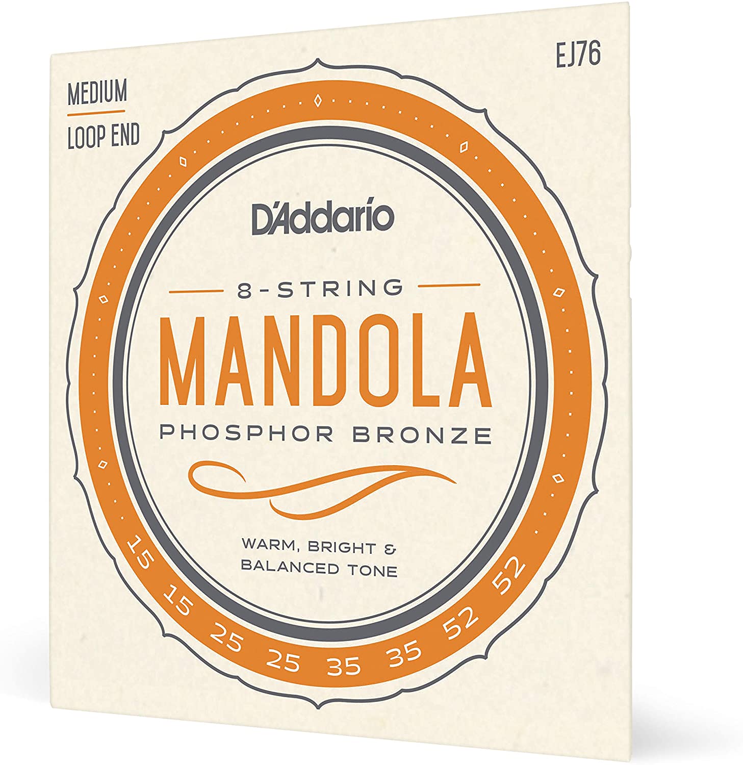 D'Addario Medium Phosphor Mandola Strings (15-52)