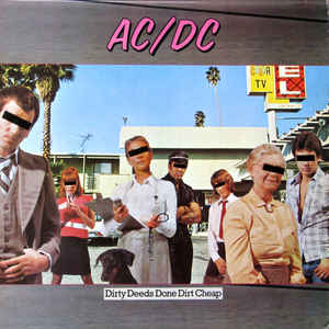 AC/DC - Dirty Deeds Done Dirty Cheap LP