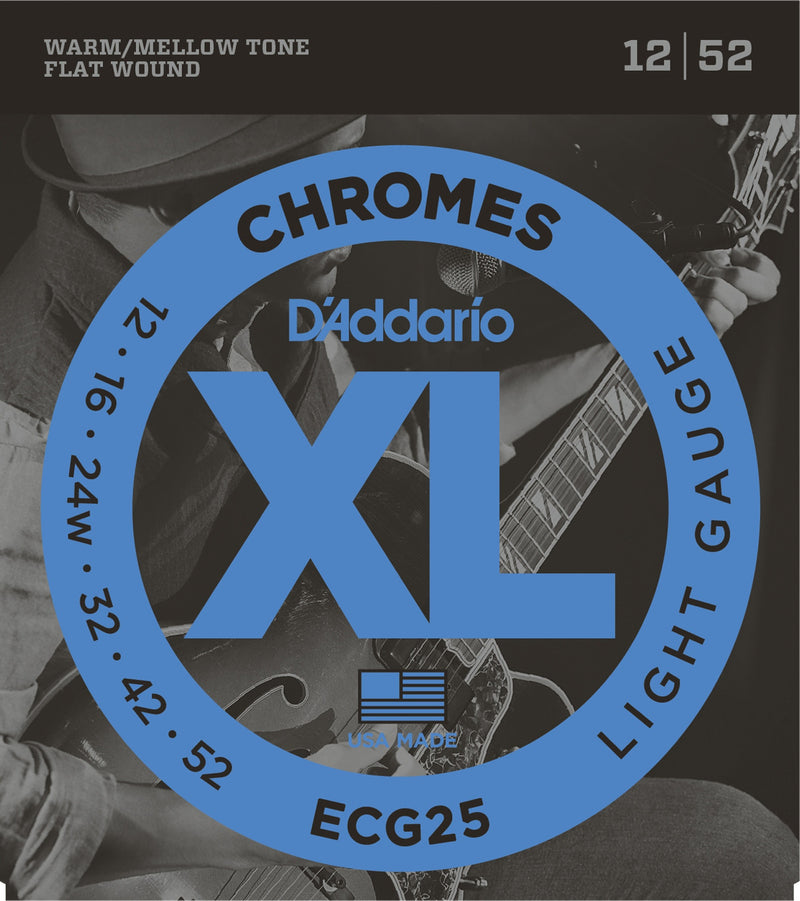 D'Addario Chromes Electric Strings (12-52)