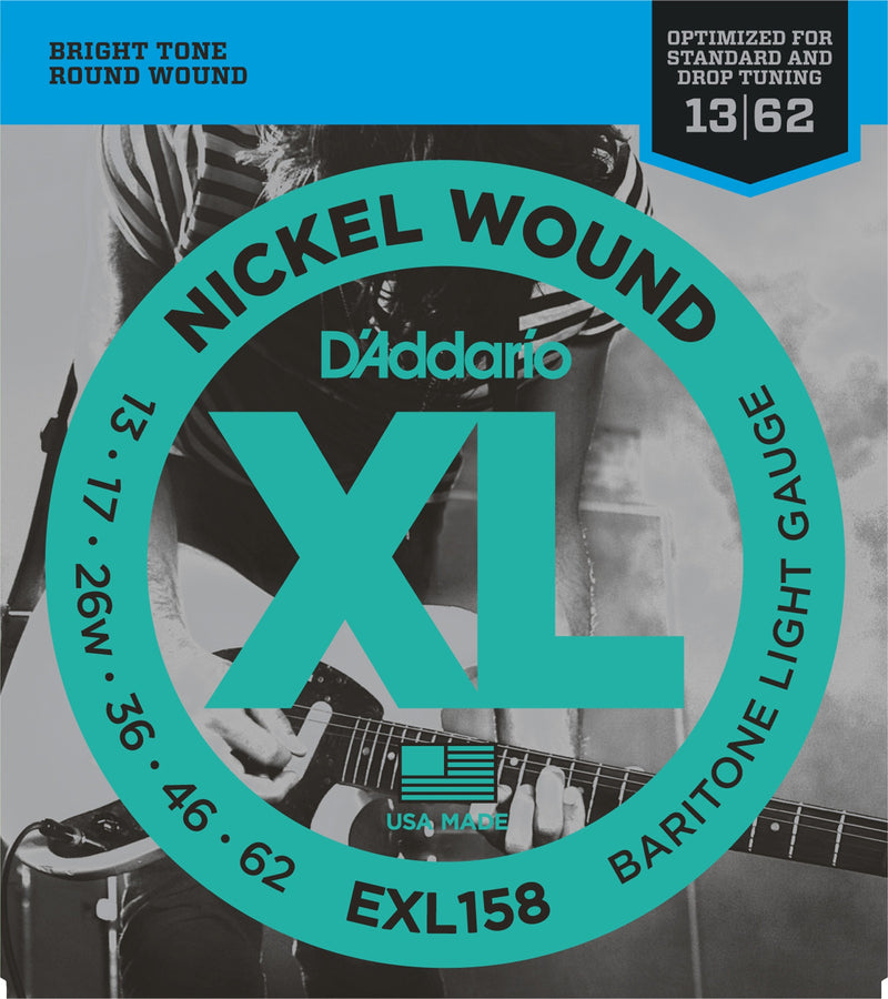 D'Addario Baritone Electric Strings (13-62)