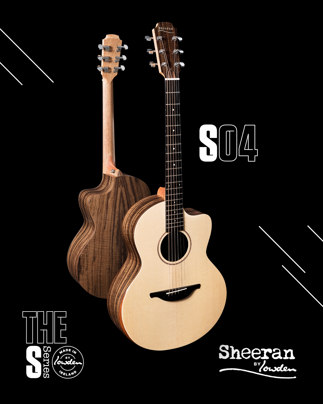 Sheeran by Lowden S-04 Spruce & Walnut Semi-Acoustic Guitar
