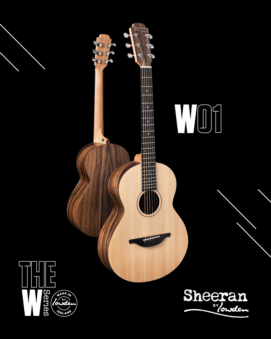 Sheeran by Lowden W-01 Cedar & Walnut Acoustic Guitar