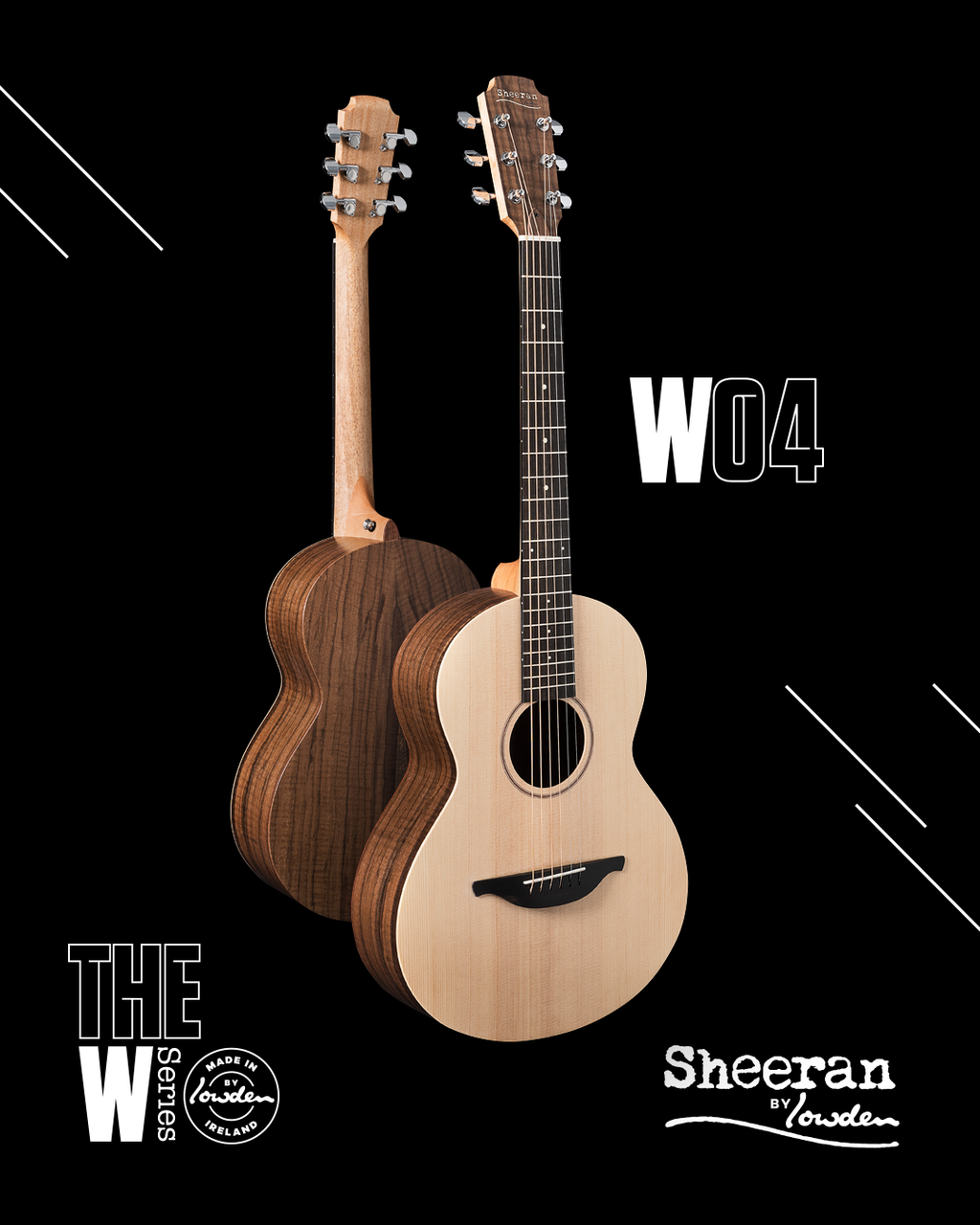 Sheeran by Lowden W-04 Sitka Spruce, Figured Walnut Back & Sides PRE-ORDER