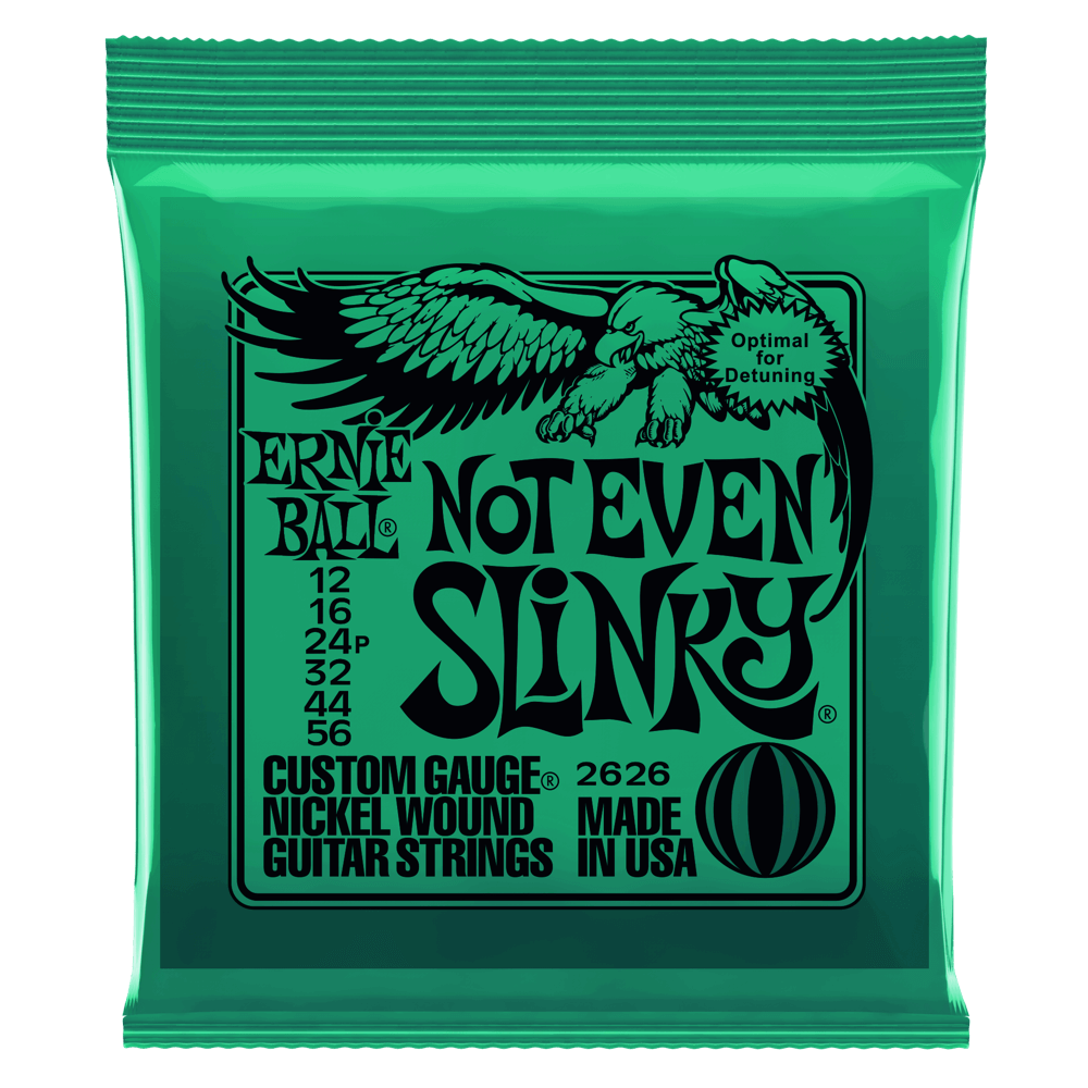 Ernie Ball 2626 Not Even Slinky Electric Guitar Strings (12-56)