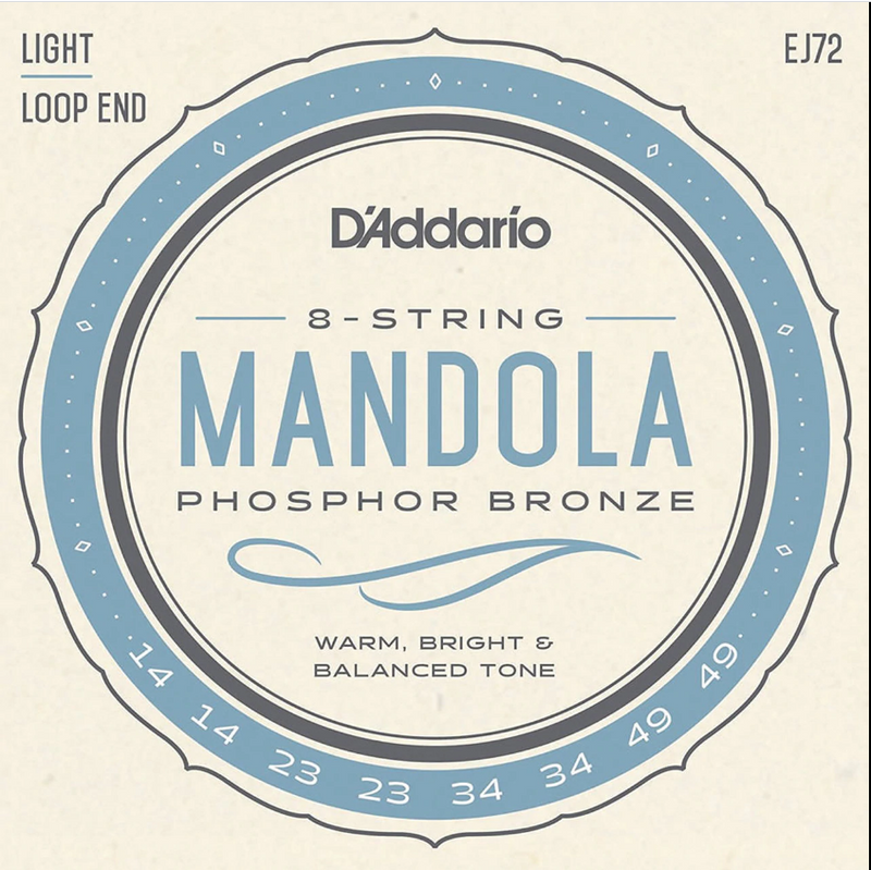 D'Addario Light Phosphor Mandola Strings(14-49)
